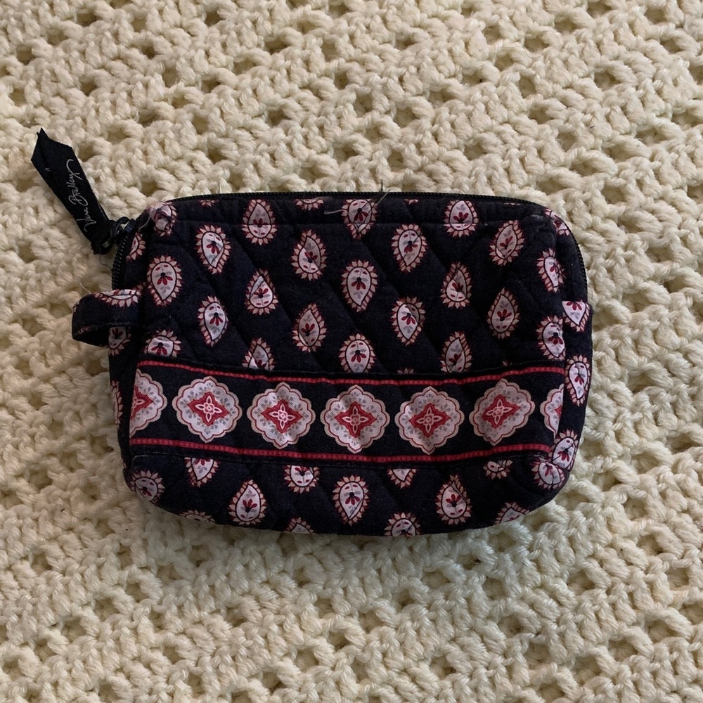 Vera Bradley Retired Paisley Little Betsy Patterned Cosmetic Bag